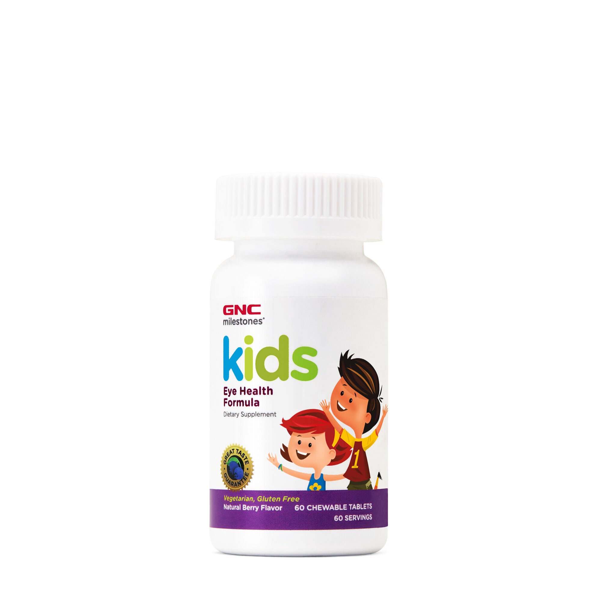GNC Milestones Kids Eye Health Formula Natural Berry Flavor